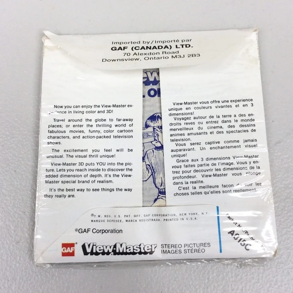 Vintage GAF View Master Canada Victoria Vancouver Island 3 Reel Set A015C Travel